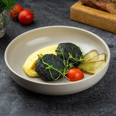 Чёрные котлеты из индейки по-ростовски в Щепка по цене 390