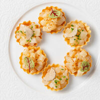 Тарталетки с гребешком в Mon Chouchou