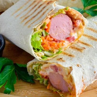 Хот-дог в лаваше в Шаурма Мак по цене 239 ₽
