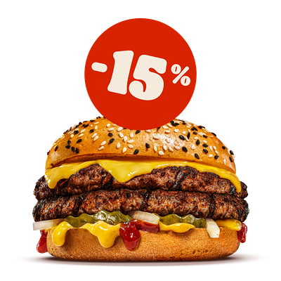 Гранд Чиз Двойной в Burger King по цене 15 р.