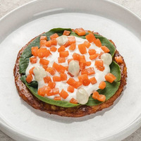 Хрустящий картофельный драник в Etika Bistro