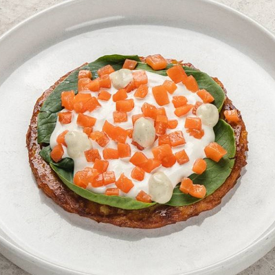 Хрустящий картофельный драник в Etika Bistro по цене 820 ₽