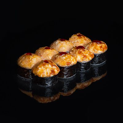 Ролл запечённый с Угрём в Nishiki по цене 1100 ₽