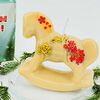 Ароматическая свеча Лошадка ручной работы на новый год корпоративный подарок в Дарите красиво по цене 2790