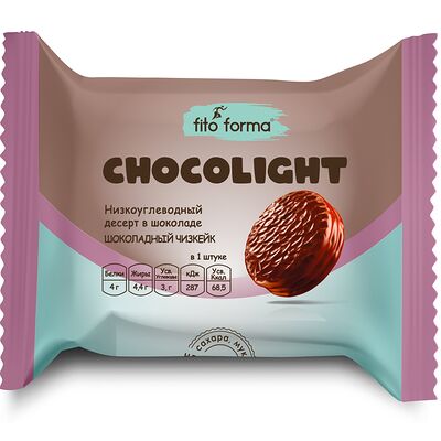 Низкоуглеводный десерт ChokoLite Шоколадный чизкейкв Ничего лишнего по цене 250 ₽