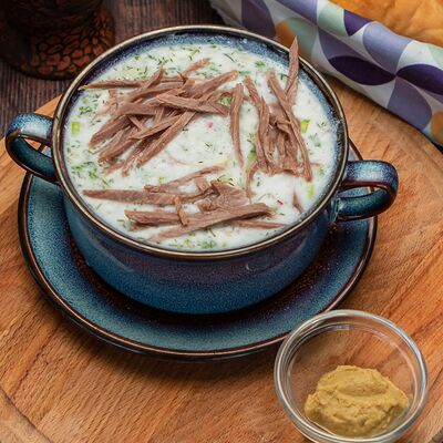 Окрошка мясная на мацони в Saperavi по цене 300
