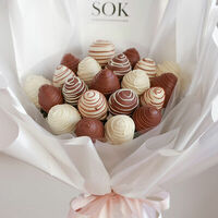 Букет из клубники в шоколаде №14 в SOK - клубника в шоколаде