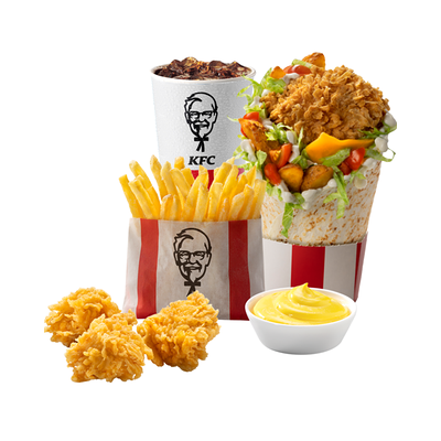 Обед с Боксмастером в KFC по цене 518 ₽