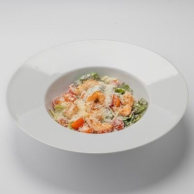 Салат не-цезарь с креветкой в Мидийное место по цене 790 ₽