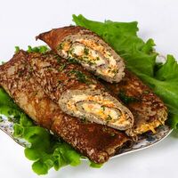 Рулетик печеночный (говядина) с овощами в Смородина