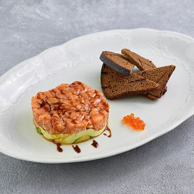 Тартар из лосося в Царь по цене 850 ₽