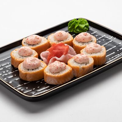 Горячие роллы Филадельфия в Room-cafe по цене 920 ₽