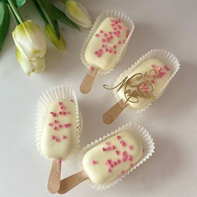 Набор 4 эскимо с нежной начинкой белые в Амрита по цене 800 ₽