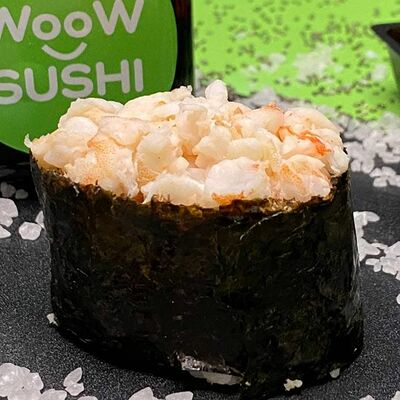 Гункан Креветка в Woow Sushi по цене 200 ₽