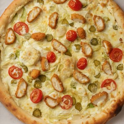 Пицца Цезаритта со стрипсами (40 см) в Wasabl по цене 820 ₽