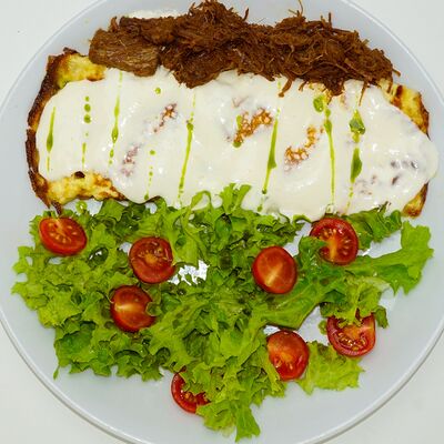 Омлет с говядинойв COFFEESET по цене 670 ₽