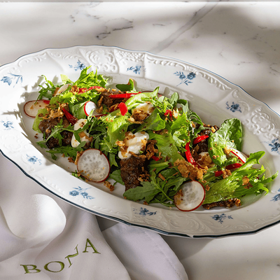 Салат с печенью кролика в Bona по цене 890 ₽