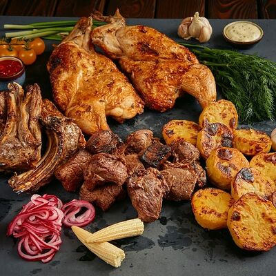 Набор Кавказский в Шашлычный двор по цене 8498