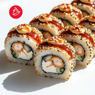 Роллы Угорь Креветка Унаги в Банхоф по цене 649 ₽