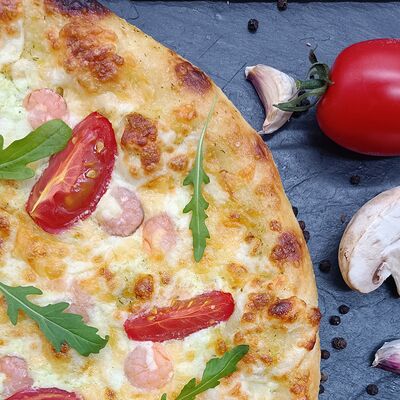 Пицца Сливочная креветка в Teramo Pizza по цене 740 ₽