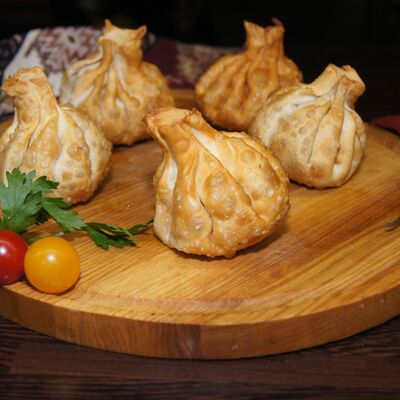 Хинкали из баранины жареные в FastШашлык и Хинкали по цене 450 ₽