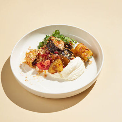 Хрустящие баклажаны с томатами в Plov Project по цене 390 ₽