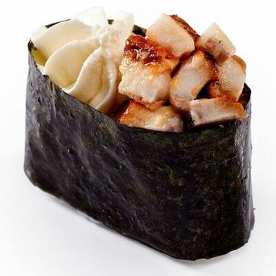 Гункан Чиз с угрём в MEGAROLL по цене 299 ₽