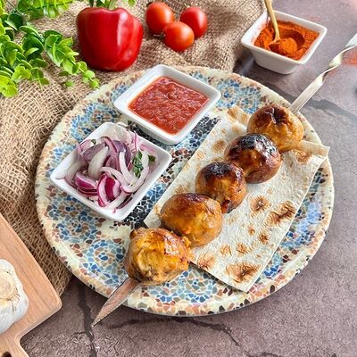 Шашлык из шампиньонов в Чайхана Азия Базар по цене 320