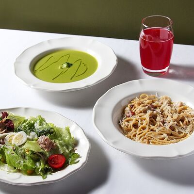 Бизнес-ланч из трех блюдв Кукумбер по цене 750 ₽