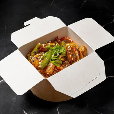 Удон с филе цыпленка в Окинава Гурмэ по цене 599 ₽