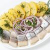 Филе сельди с картофелем отварным в Полная чаша по цене 570