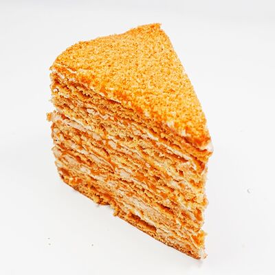 Медовик с варёной сгущенкой (кусочек) в Особенный Наполеон Кондитерская по цене 640