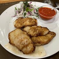 Шашлык из бараньего курдюка в Кафе Анненфельд