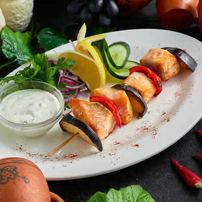 Шашлык из форели в Лагидзе по цене 870 ₽