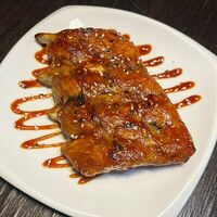 Свиные рёбрышки под соусом в Уфтанма