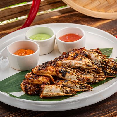 Креветки гриль в J.Z. Peking Duck по цене 2890 ₽