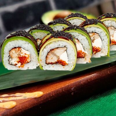 Зеленый дракон в Рыбин Гуд Sushi Premium по цене 1125 ₽