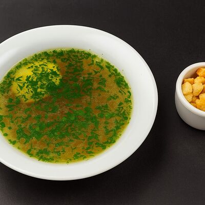 Говяжий бульон в Хинкали Домашние традиции по цене 180 ₽