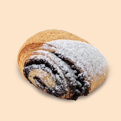 Слоеная булка с маком и заварным кремом в Кондитерская ЛЮБО по цене 110 ₽