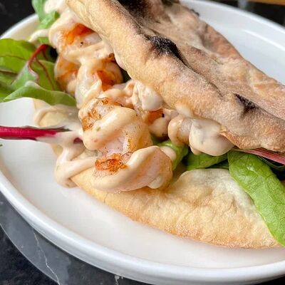 Сэндвич с креветкойв Albert coffee по цене 440 ₽