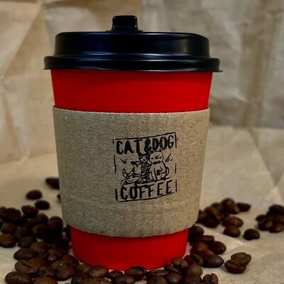 Кофе Флэт Терьер Уайт (флэт уайт) в Cat & Dog Coffee по цене 150 ₽