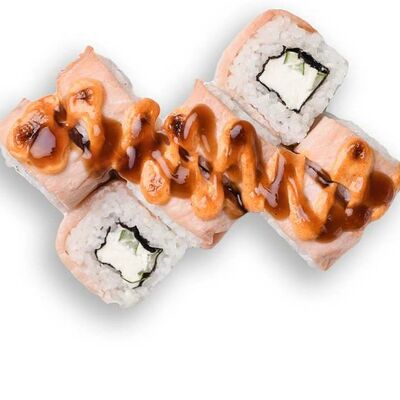 Запечённая Филадельфия в Ями суши по цене 600 ₽