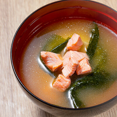 Мисо с лососем в Kappou Hiroki Arakawa по цене 650 ₽