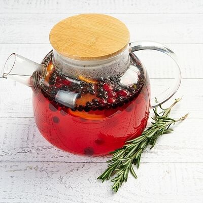 Чай с клюквой, ягодами можжевельника и специями 0,8л в АндерСон по цене 480 ₽