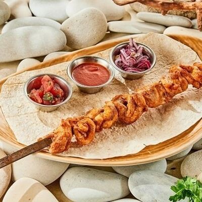 Шашлык из бедра цыплёнка в Рыбаlove по цене 530 ₽