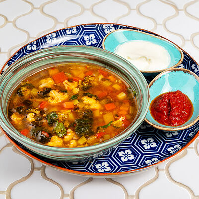 Овощной суп в Maroon по цене 990 ₽