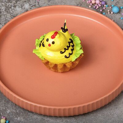 Корзиночка с белковым кремом Цыпленок в CHO-KAVO по цене 70 ₽