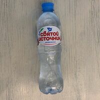 Вода Святой источник без газа в Кафе у Апи