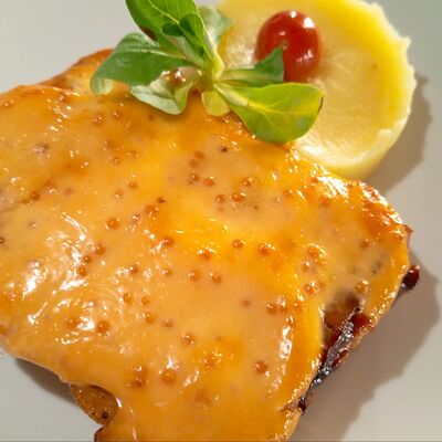 Свиные ребра в горчичной соусе в Первая реберная Кухня по цене 650 ₽