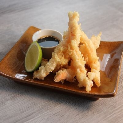 Креветки темпура в Pomidoroff по цене 545 ₽